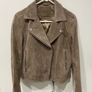 BlankNYC Suede Moto Jacket